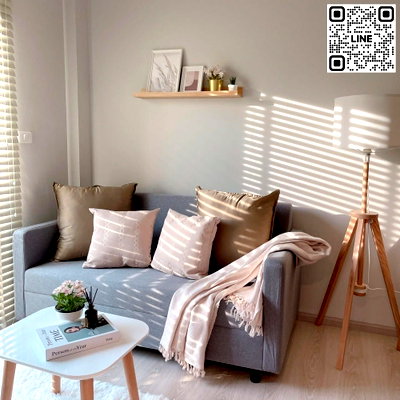 Condos for rent : 📲Line ID @556ryccg 🚄26 sqm 1 Bedroom Floor25 Nue Noble Srinakarin-Lasalle, Sukhumvit105 near MRT Sri Lasalle, Makro, Sikarin Hospital