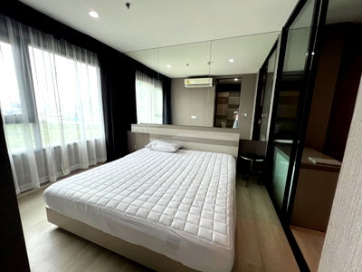 คอนโดให้เช่า : ห้องสวย พร้อมเข้าอยู่ ติดรถไฟฟ้า เครื่องใช้ไฟฟ้าครบ!!