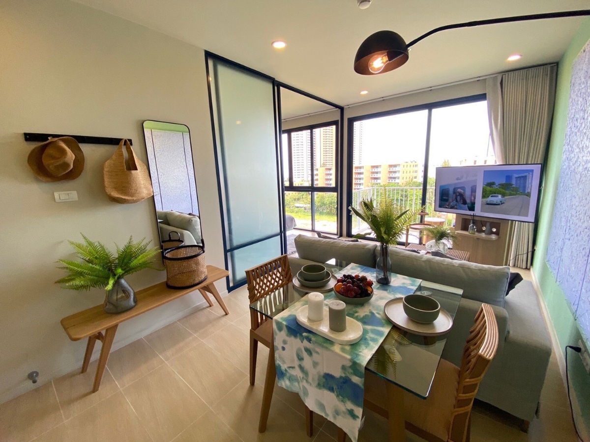 รูป ให้เช่า คอนโด บ้านทิวทะเล บลูแซฟไฟร์ 36 ตรม ชั้น 7 จาก 15 ชั้น - รูปที่ 2/10