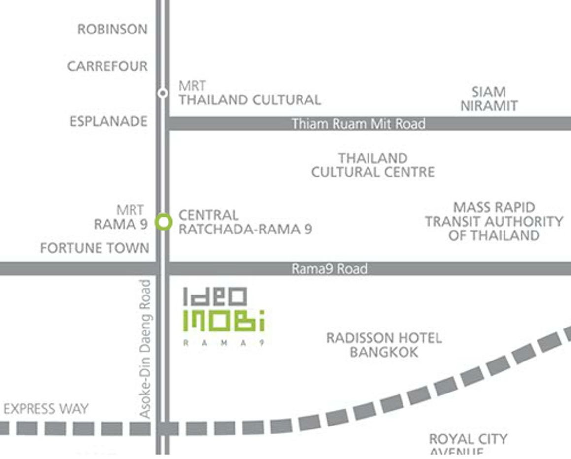 รูป 📌📌 เช่าด่วน !!!  Ideo Mobi พระราม9  แบบ 2ห้องนอน🔰 ขนาด : 55 ตร.ม.🔰 ราคาดีมาก📌📌 - รูปที่ 8/9