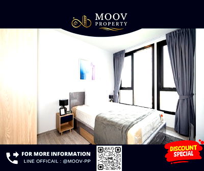 Condos for rent Soi Thonglor (Sukhumvit 55) : 🔥XT Ekkmai 🔥Nicely decorated , high flooor , Fully furnish //Ask more info via LineOA : moov-pp