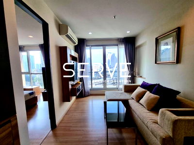 Condos for rent BTS Saphan Taksin : 🔥24K🔥 - Nice Room 1 Bed with Bathtub 44.5 sq.m. Good Location Close to BTS Saphan Taksin 340 m. at Rhythm Sathorn Condo / For Rent