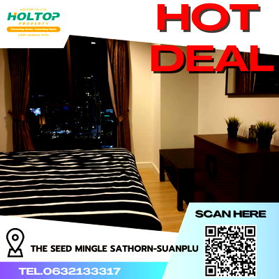 Condos for rent Ngamduplee Station : #R4830 Condo for rent The Seed Mingle Sathorn-Suanplu 