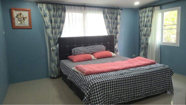 รูป ให้เช่า บ้านหลังใหญ่ 5ห้องนอนพร้อมแอร์ทุกห้อง 4ห้องน้ำพร้อมเครื่องทำน้ำอุ่น 2ห้องโถงพร้อมแอร์ทุกห้อง 1ห้องครัว มีครัวไทยนอกบ้าน โรงจอดรถจอดได้3คัน - รูปที่ 9/19