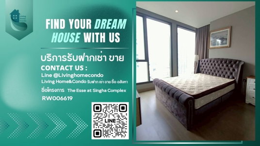 รูปภาพ For rent ให้เช่า The Esse at Singha Complex  ห้องกว้าง ตกแตกสวยเฟอร์นิเจอร์และเครื่องใช้ไฟฟ้าครบ  LH-RW006619