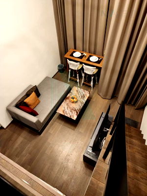 Condos for rent : For rent, Park Origin Chula-Samyan, Duplex 1 bedroom, 19th floor, near Sam Yan MRT.