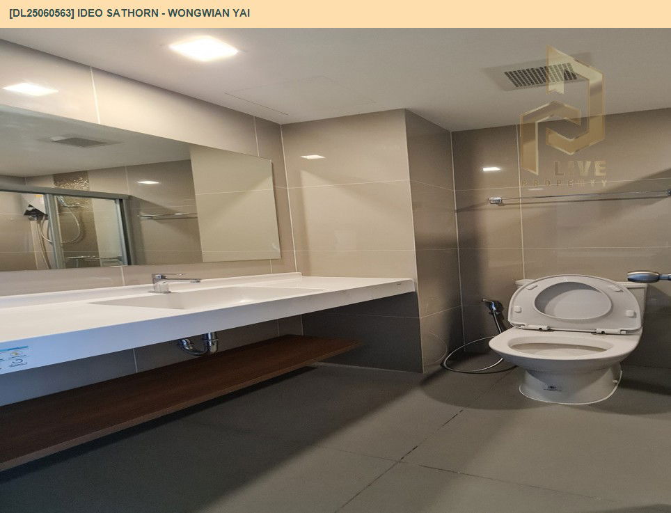 picture DL25060563 Condo for rent, IDEO Sathorn - Wongwian Yai near BTS Wongwian Yai, ready to move in, call urgently 0656133286 LineID @534wlwof - 8/12