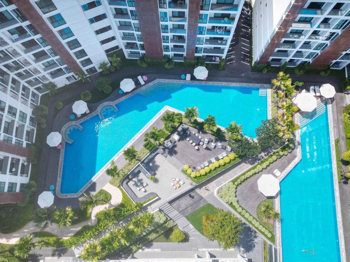 รูป อาคาร B ชั้น 3 ขนาด 25 ตรม. 1 ห้องนอน ,ห้องนั่งเล่น,โซนทำอาหาร - รูปที่ 10/27