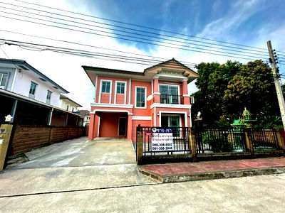 บ้านเดี่ยว เทสโก้โลตัส บางพลี : ขายบ้านเดี่ยว 2 ชั้น ขนาด 51 ตร.ว. หมู่บ้านภัสสร 28 กิ่งแก้ว - หนามแดง ใกล้สนามบินสุวรรณภูมิ 