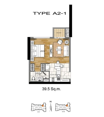 รูป 📌📌 เช่าด่วน !!! Villa Sathorn แบบ-Studio 🔰 ขนาด : 39 ตร.ม.🔰 ราคาดีมาก📌📌 - รูปที่ 2/7