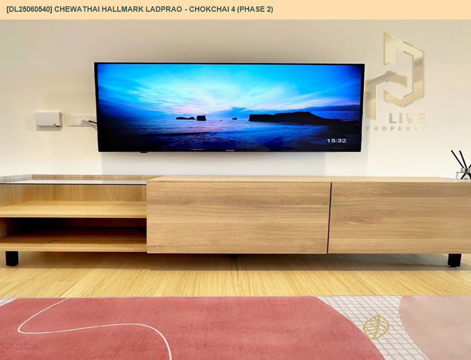 picture DL25060540 Condo for rent, Chewathai Hallmark Ladprao - Chokchai 4 (Phase 2) near -, ready to move in, call urgently 0656133286 LineID @655ebbvc - 12/17