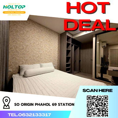 Condos for rent : #R4857  Condo for rent SO Origin Phahol 69 Station