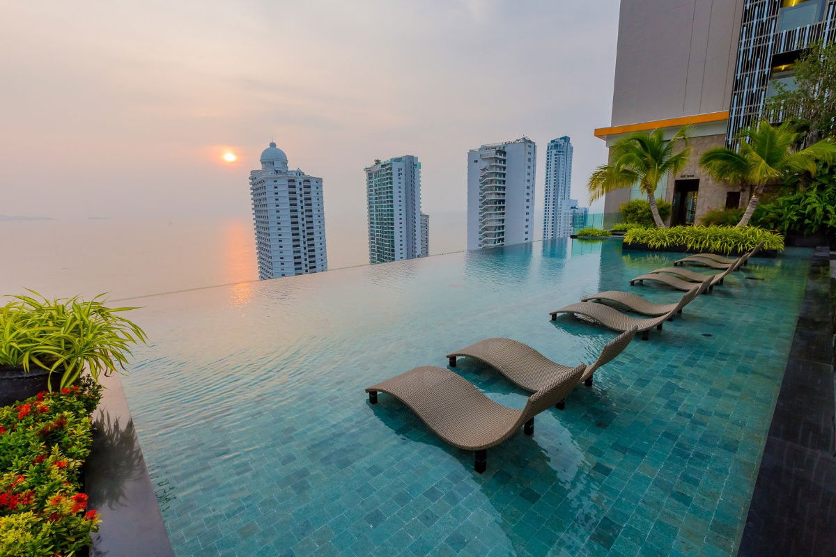 รูป คอนโดหรูให้เช่า Riviera Wongamat Beach 1 ห้องนอน ชั้นสูง วิวทะเล พัทยา - รูปที่ 14/17