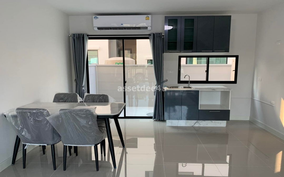 รูป AT048 ให้เช่าทาวน์โฮม 3 ชั้น บ้านกลางเมือง ราชพฤกษ์ สาทร เฟอร์นิเจอร์และเครื่องใช้ไฟฟ้าครบ - รูปที่ 4/9