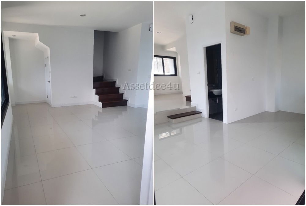 รูป AH414 ให้เช่าบ้านแฝด 3 ชั้น ห้องมุม 5ห้องนอน ไม่มีเฟอร์นิเจอร์ เวอรีเดียน ราชพฤกษ์ ใกล้นานาชาติDBS  - รูปที่ 4/7