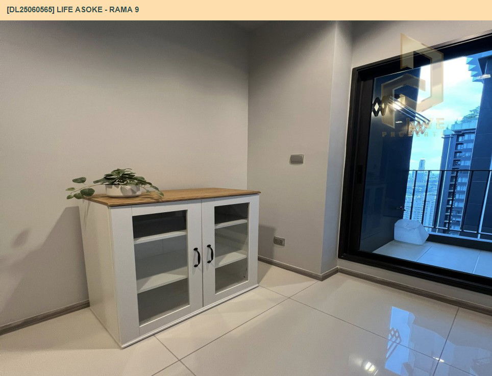 picture DL25060565 Condo for rent, Life Asoke - Rama 9 near MRT พระราม 9, ready to move in, call urgently 0656133286 LineID @655ebbvc - 10/10