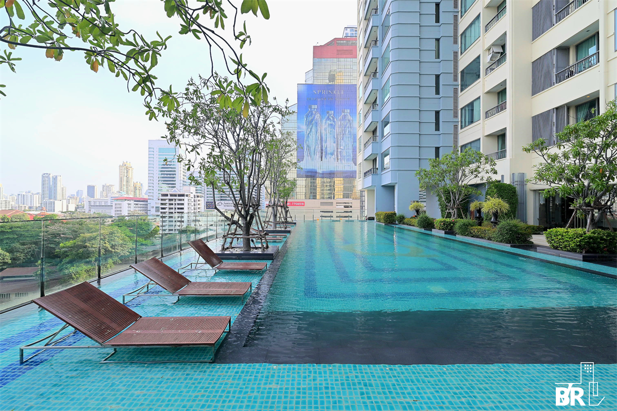 รูป คิว คอนโด อโศก คอนโด Luxury ราคาพิเศษ ใกล้ MRT สถานีเพชรบุรี - รูปที่ 6/9