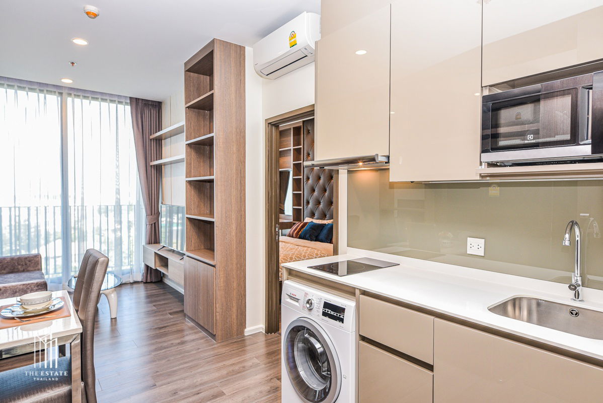รูป Condo for RENT Whizdom Essence ห้องแต่งสวย ใกล้ BTS ปุณณวิถี 1 ห้องนอนขนาดใหญ่ @25,000 Baht - รูปที่ 11/11