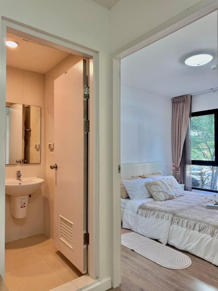 รูป ให้เช่า  ไอคอนโด งามวงศ์วาน 2      *** 7,000 บ. / เดือน 🔹 พื้นที่ 27.35 ตร.ม.   🛏 1 ห้องนอน 1 ห้องน้ำ   🏢 ชั้น 2 ตึก A - รูปที่ 10/16
