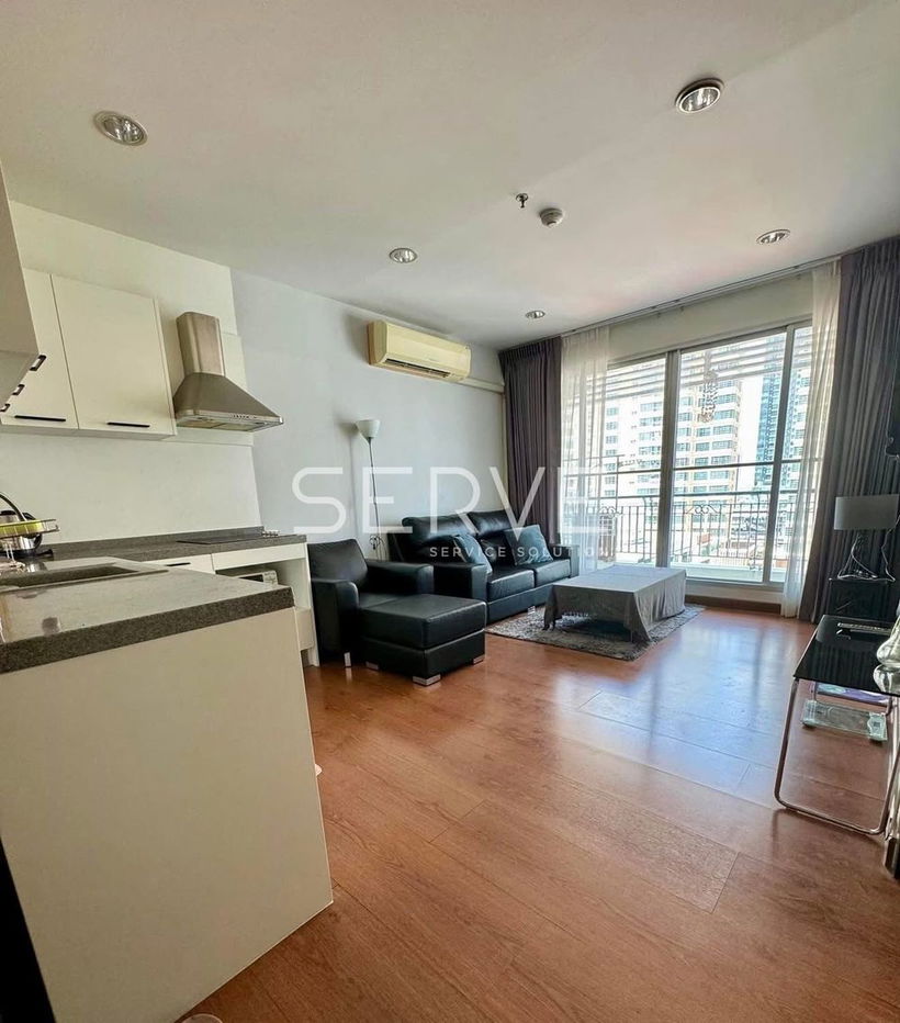 picture 2 Beds 1 Bath Large Room Good Location Close to BTS Ratchathewi 350 m. / For Rent-The Address Siam - 3/5