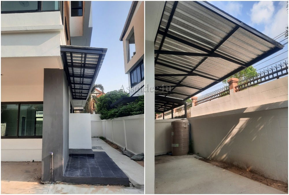 รูป AH414 ให้เช่าบ้านแฝด 3 ชั้น ห้องมุม 5ห้องนอน ไม่มีเฟอร์นิเจอร์ เวอรีเดียน ราชพฤกษ์ ใกล้นานาชาติDBS  - รูปที่ 5/7