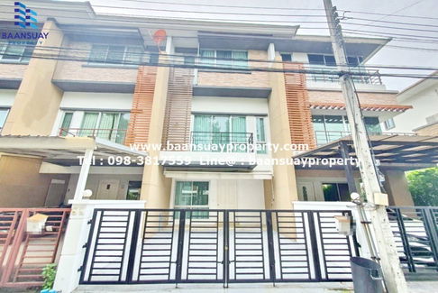ให้เช่า ทาวน์โฮม 3 ชั้น ถนนเฉลิมพระเกียรติ ใกล้ Paradise Park & รถไฟฟ้า สถานีศรีอุดม