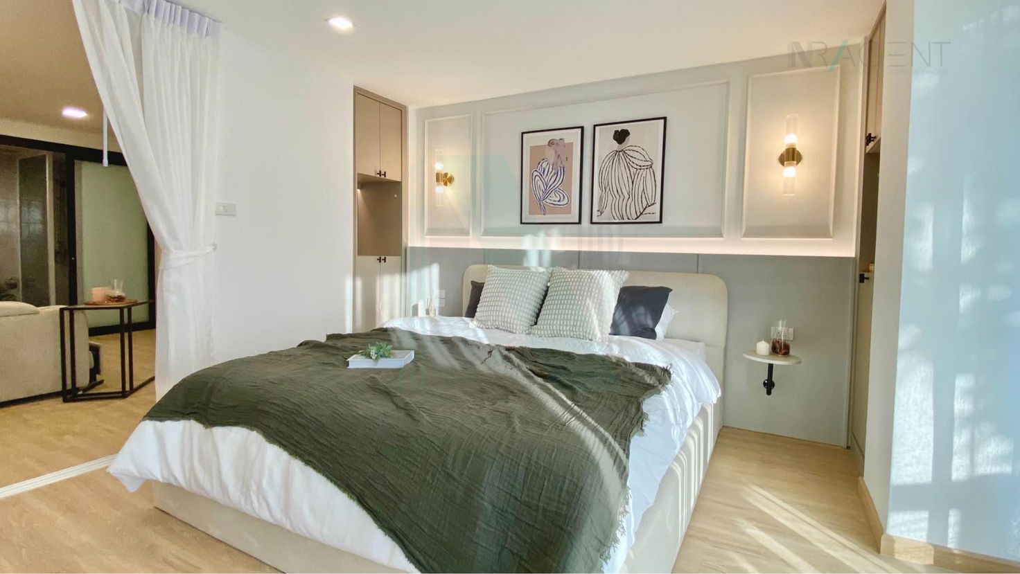 picture 🚩 For Rent Condo THE WATERFORD SUKHUMVIT 50 Building 1, Floor 2,1 bed room, Room size 56.00 sqm - 1/8