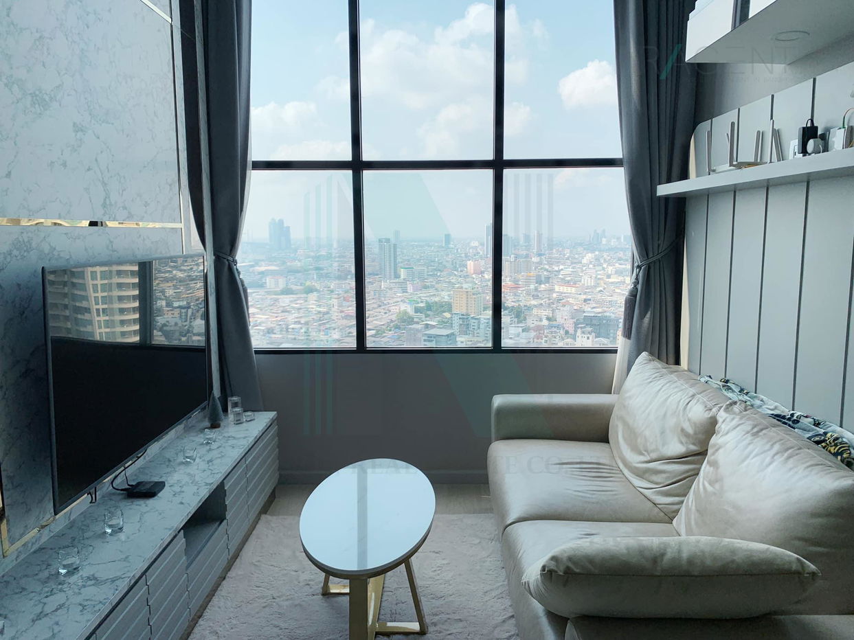 รูป 🚩 ให้เช่าคอนโด ไนท์บริดจ์ ไพร์ม สาทร อาคาร 1 ชั้น 32 Duplex ขนาด 44.00 ตรม ใกล้ Empire Tower - รูปที่ 2/8
