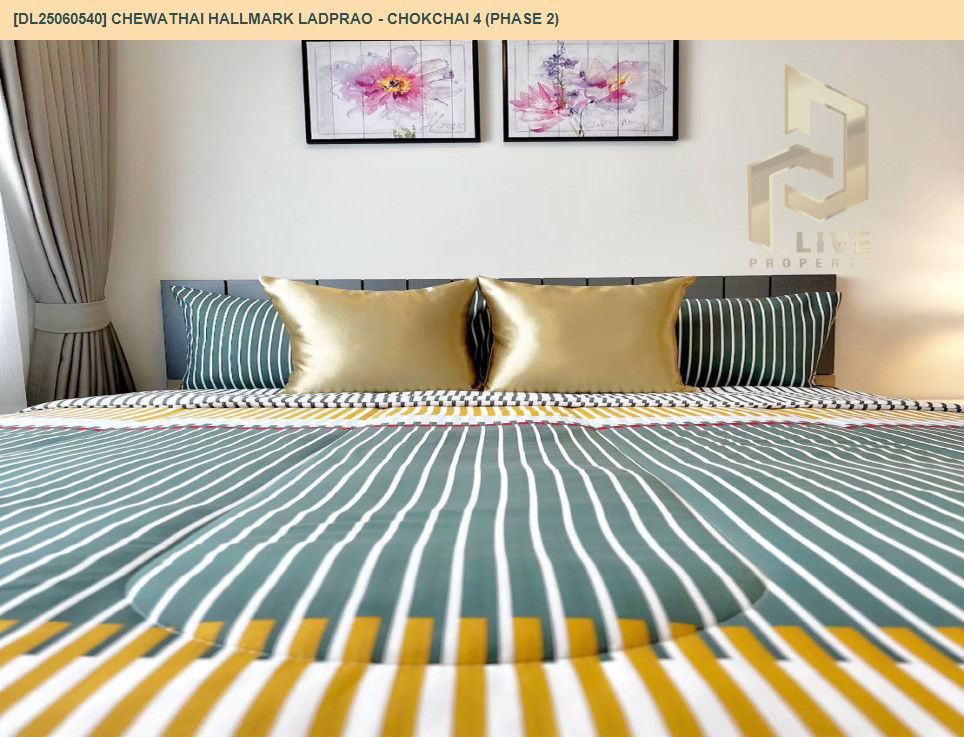 picture DL25060540 Condo for rent, Chewathai Hallmark Ladprao - Chokchai 4 (Phase 2) near -, ready to move in, call urgently 0656133286 LineID @655ebbvc - 4/17