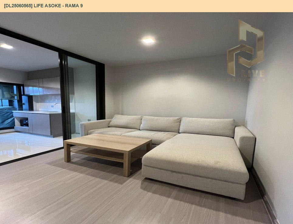 picture DL25060565 Condo for rent, Life Asoke - Rama 9 near MRT พระราม 9, ready to move in, call urgently 0656133286 LineID @655ebbvc - 2/10