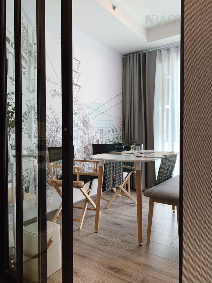 picture 🎉 For Rent Condo KNIGHTSBRIDGE COLLAGE SUKHUMVIT 107 Building 1, Floor 10,1 bed room, Room size 35.00 sqm - 5/8