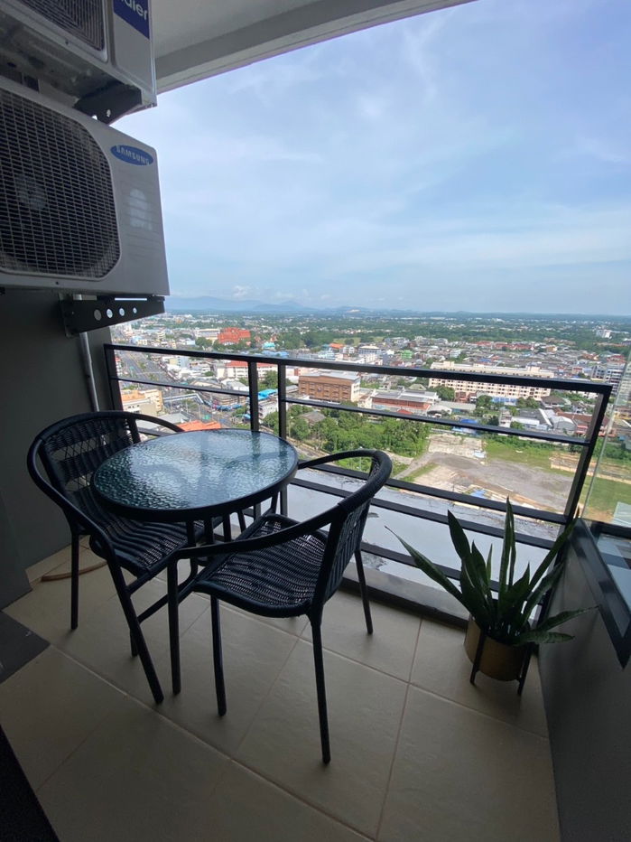 picture For rent: Plus Condo 2 Hat Yai, District 8, 24th floor, city view, northwest, District 8, rent 7,000 baht/month - 18/29
