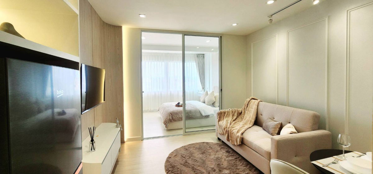 รูป ขายคอนโด Hillside 1 ชั้น 7 หลังมช. ห่างประตูหลังมอ เพียง 500 เมตร ตกแต่งเฟอร์นิเจอร์ครบ พร้อมอยู่- SW002633  - รูปที่ 12/12