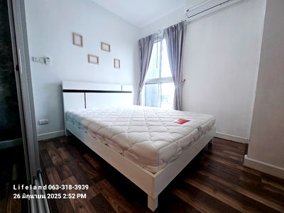 เช่าคอนโด สนามบินสุวรรณภูมิ : ให้เช่า A Space Me Bangna ชั้น 9 [วิว Ikea] เฟอร์ครบ พร้อมอยู่ [Line: @lifeland]