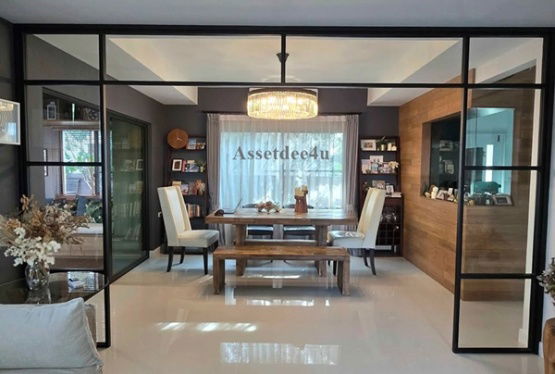 รูป AH570 ให้เช่าบ้านเดี่ยว มัณฑนา1 บางนากม.7 ใกล้ร.ร.ราชวินิตบางแก้ว บ้านมีเฟอร์นิเจอร์ครบพร้อมอยู่ ใกล้นานาชาติคอนคอร์เดียน Concordian นานาชาติD-prep - รูปที่ 3/14