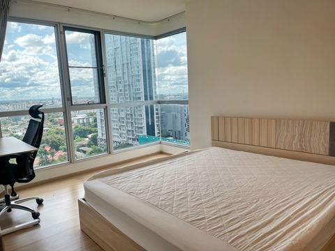 For Sale condo  Rhythm Sukhumvit 50 2 Bed fully furnished corner room (S15-27383)