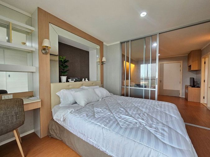 Call : 065-697-8969 คอนโด ลุมพินี พาร์ค รัตนาธิเบศร์-งามวงศ์วาน ติด MRT บางกระสอ ห้องใหญ่พิเศษ 34 ตารางเมตร 1 ห้องนอน ชั้น6 ตึกD ตกแต่งครบ