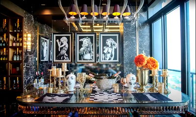 Condos for rent : ❖ Godfather ❖ 35+ Floor 252.61 sq.m. 3 Beds, 3 Baths | Condo Near J Avenue Thonglor 2 mins., BTS Thonglor 5 mins. and Donki Mall 7 mins.