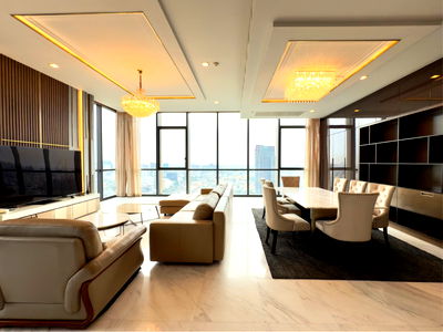 Condos for sale Rama 9 : ❖ SPACIOUS LUXURY ❖ Floor 30+ | 252.61 sq.m. 3 bedrooms, 3 bathrooms | Condo near J -Avenue, Thonglor 2 mins, BTS Thonglor 5 mins, Dong Ki Mall 7 mins