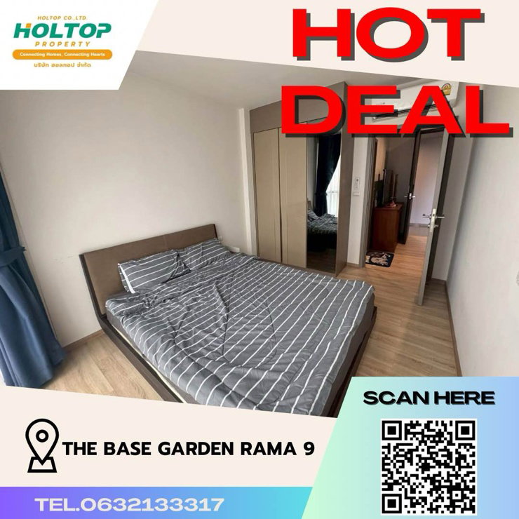 #Z1133 ให้เช่าคอนโด THE BASE Garden Rama 9