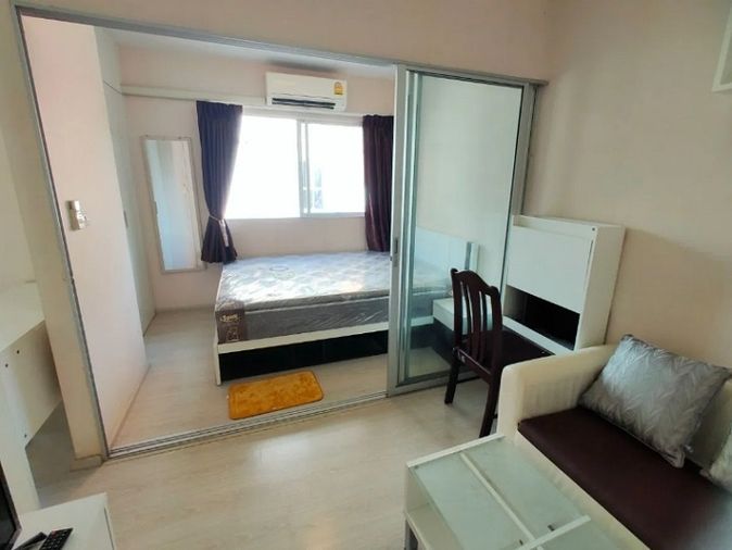 ให้เช่า Plum Condo Park Rangsit เฟส 3 ตึก D ชั้น 5 แบบ 1 ห้องนอน 22 ตรม. มีเครื่องซักผ้า ของครบ เพียง 7,000 บาท