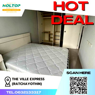 Condos for rent : #Z1129 Condo for rent The Ville Express (Ratchayothin)