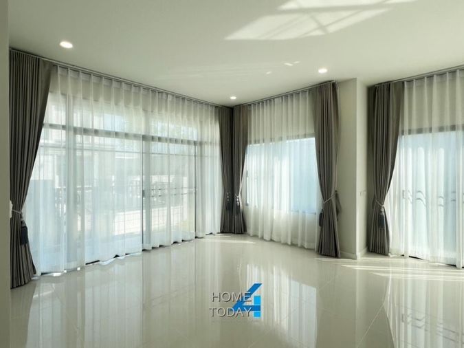4-bed house for rent, 230 sqm, 57.5 sq wah, Grand Britania Rama 9-Krungthep Kreetha