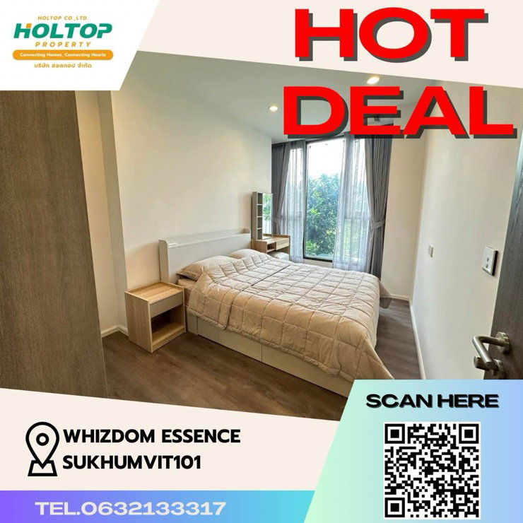 #Z1125 ให้เช่าคอนโด Whizdom Essence Sukhumvit101