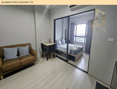 DL25060707 Condo for rent, IDEO Sukhumvit 115  near BTS Pu Chao, ready to move in, call urgently 0656133286 LineID @655ebbvc