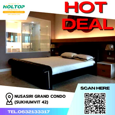 คอนโดให้เช่า : #Z1150 ให้เช่าคอนโด Nusasiri Grand Condo (Sukhumvit 42)