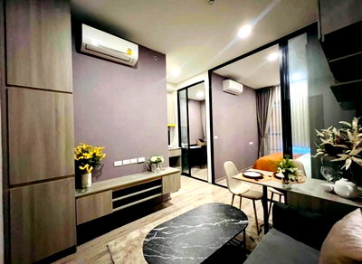 Condos for rent BTS Kasetsart University : P1039 Knightsbridge Kase-Society condo for rent, 1bedplus room, very beautiful, fully furnished, ready to move in.