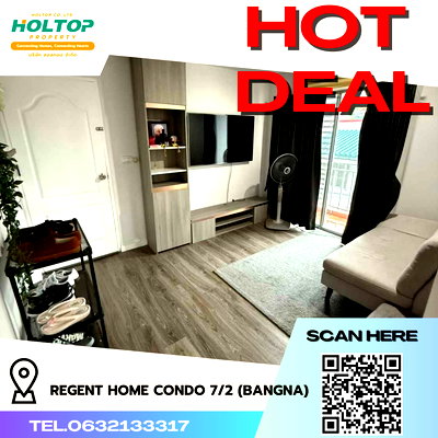 Condos for rent : #R4899 Condo for rent Regent Home Condo 7/2 (BangNa)