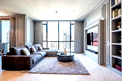 ขายคอนโด : ♦ Luxury style ♦ ชั้น 20+ 125.20 ตร.ม. 2 ห้องนอน | คอนโดใกล้ เจ อเวนิว ทองหล่อ 2 นาที, BTS ทองหล่อ 5 นาที, ดองกิ มอลล์ 7 นาที