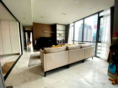 ขายคอนโด : ♦ Modern  ♦ ชั้นสูง 10+ 125.00 ตร.ม. | 2 ห้องนอน 3 ห้องน้ำ | คอนโดใกล้ เจ อเวนิว ทองหล่อ 2 นาที, BTS ทองหล่อ 5 นาที, ดองกิ มอลล์ 7 นาที